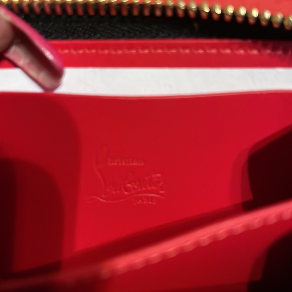 Christian Louboutin Panettone Coin Purse Black Multi Leather - Picture 5 of 8
